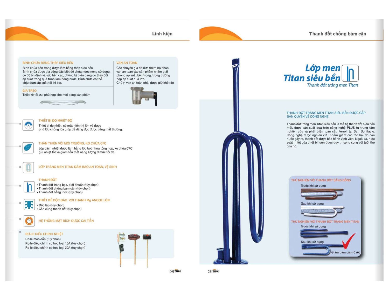 Máy nóng lạnh FERROLI Catalogue và Bảng giá mới nhất /Page 3